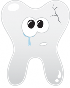 Cracked Tooth with Tear 