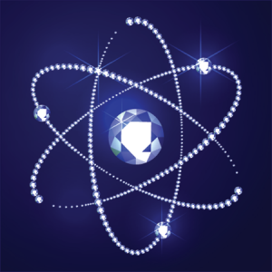 Atom Made up of Diamonds 'nanodiamond'