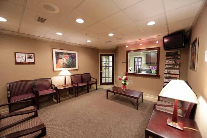 Waiting area at Ocean Township Office