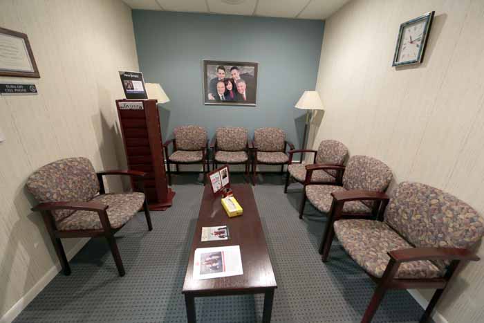 Middletown Office waiting area